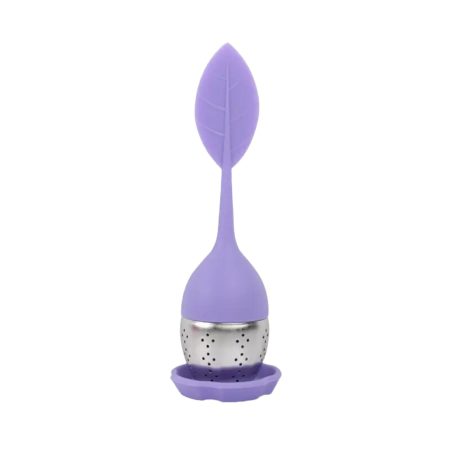 Tea Leaf Silicone Tea Infuser (Purple)