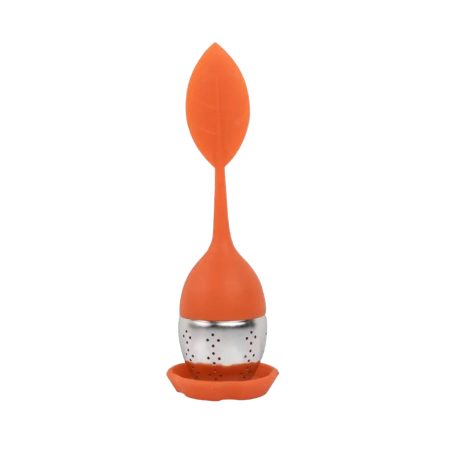 Tea Leaf Silicone Tea Infuser (Orange)