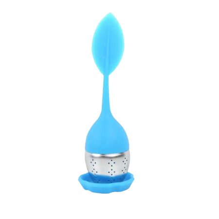 Tea Leaf Silicone Tea Infuser (Blue)