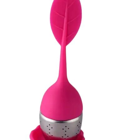 Tea Leaf Silicone Tea Infuser (Pink)