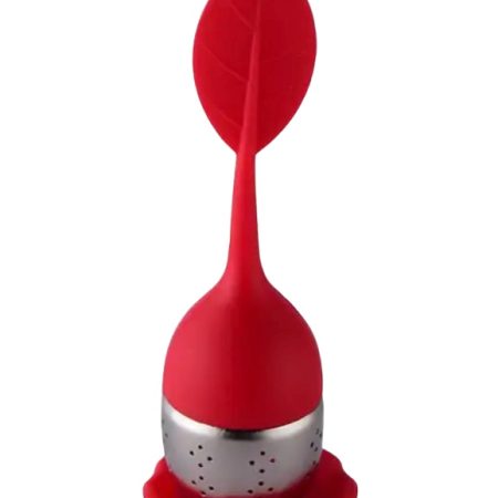 Tea Leaf Silicone Tea Infuser (Red)