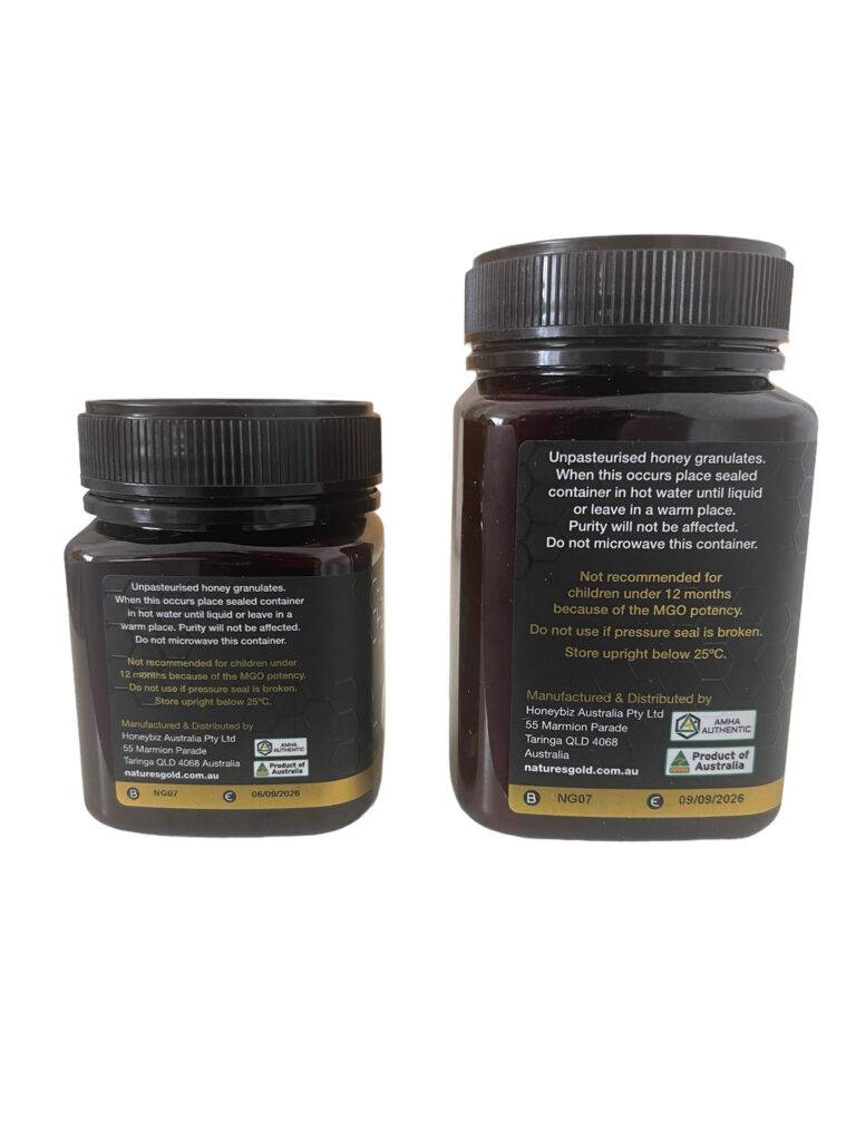 Australian Manuka Honey MGO 514 UMF 15 200g - Australian Bush Spices main image 1