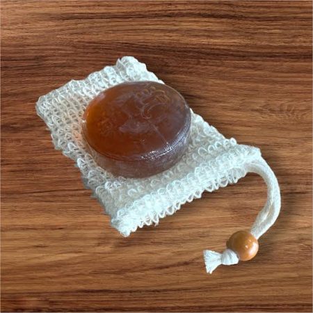 Sandlewood Soap with Exfoliating Sisal Soap Bag